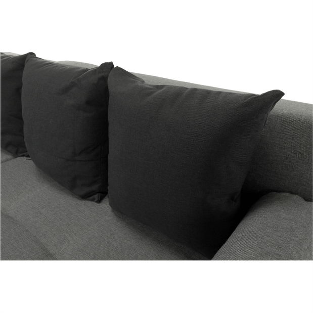 Colțar de grădină Maxius (gri + negru) (S)