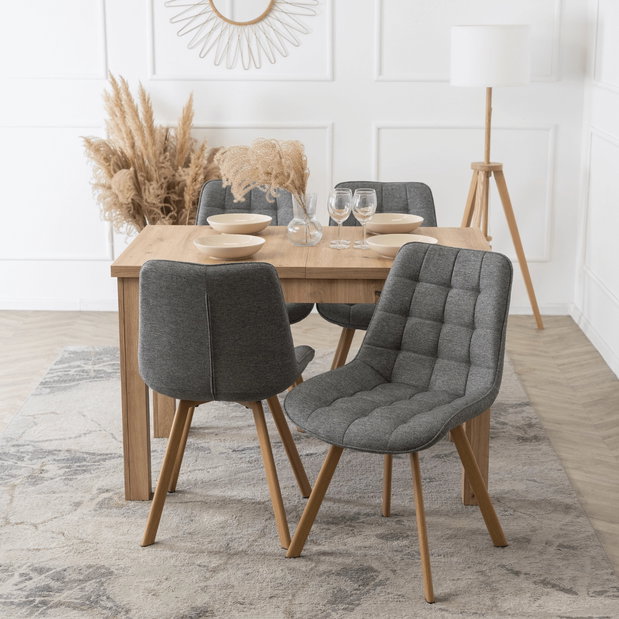 Scaun sufragerie Kramnik (gri) 