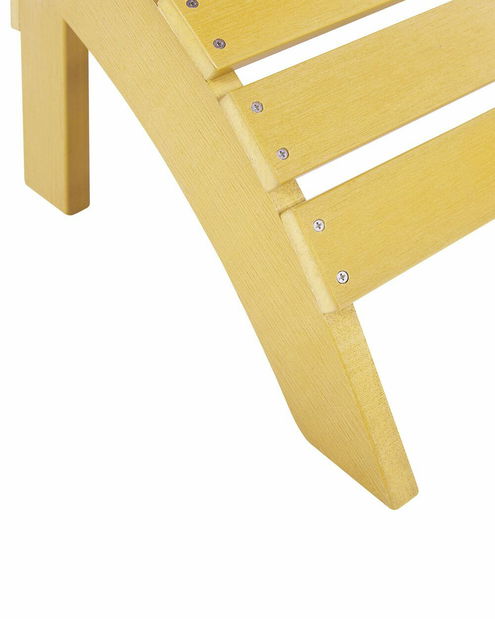 Naslona za noge za vrtnu fotelju Adack (žuta)