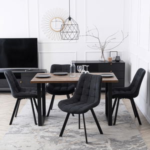 Jedálenská stolička Roprodocun 2 (čierna) 