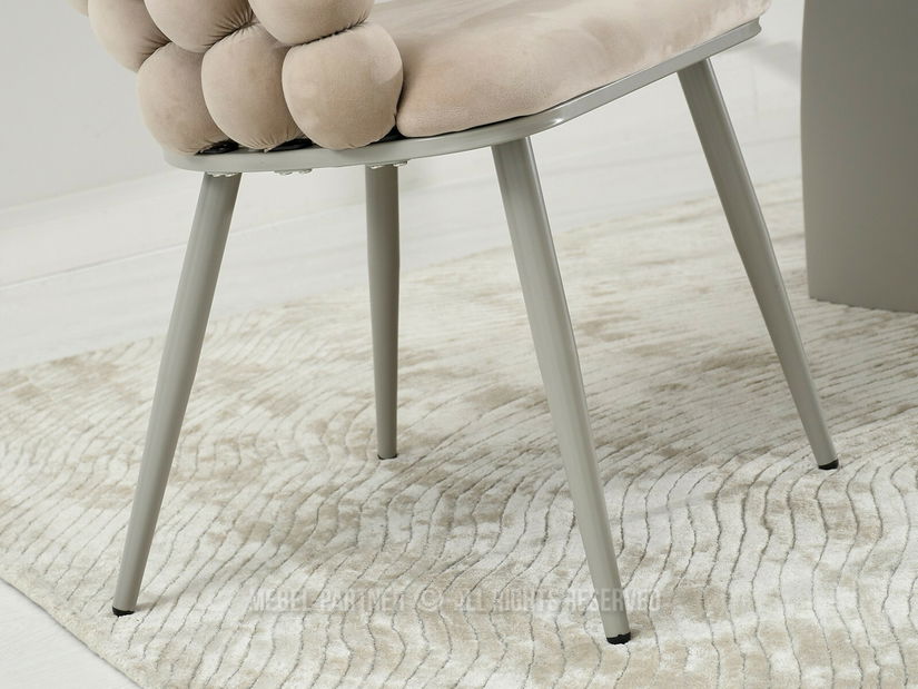 Jedálenská stolička Logico (béžová + sivá)