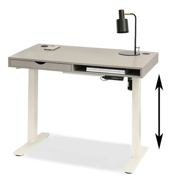 PC asztal Osto 100 (bézs + fekete)