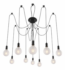 Závesné svietidlo Caspar 2224 (matná čierna)