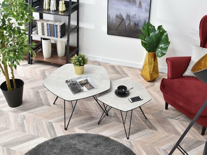 Stolić za kavu Petal Zest Xl (siva + crna)