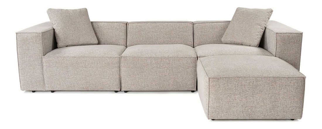 Kutna garnitura Lorella (svijetla mocha)