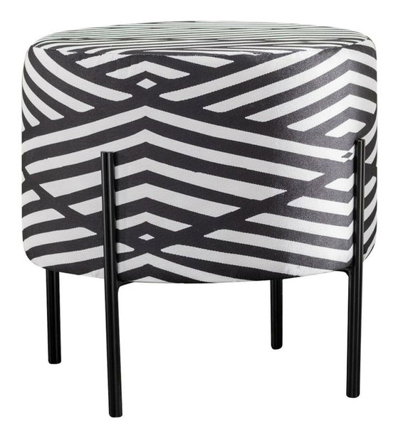 Tabure Flowarena (crna + bijela)