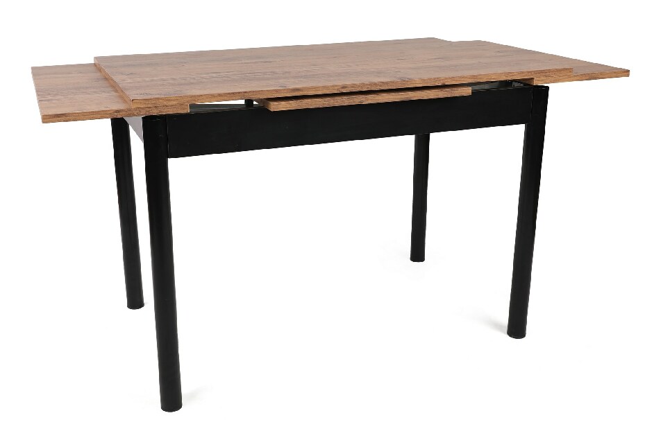 Blagovaonski stol na razvlačenje(za 6 osoba) Pollo (orah + crna) *rasprodaja