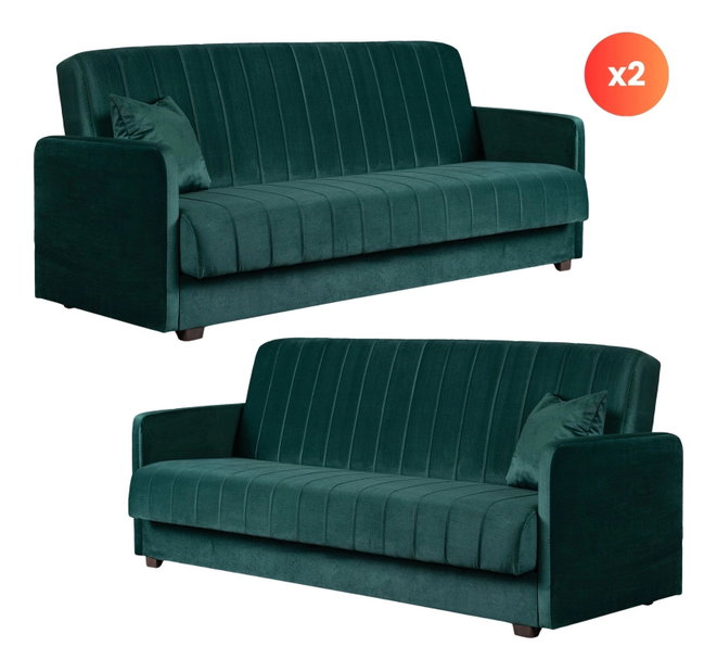 Set 2 canapele Portofine (verde) 