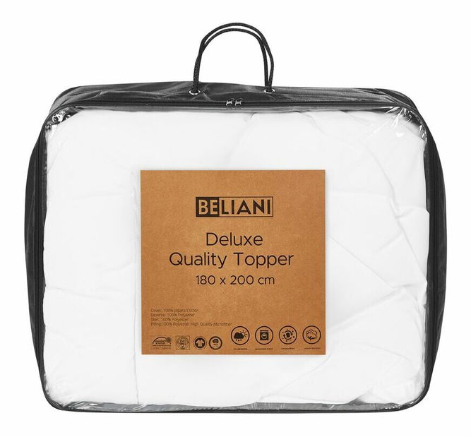 Husă pentru saltea 200x180 cm Travis (alb)