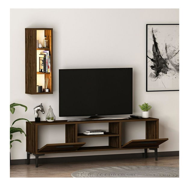 Mobilier living Kuvuni 1 (nuc) (cu iluminat)