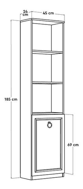 Regál Kantarella (fehér)