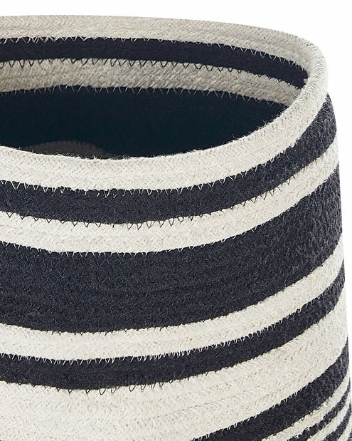 Úložný kôš Arturo (biela + čierna)