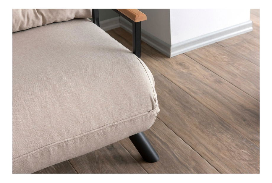 Fotoliu extensibil Sandy (crem)