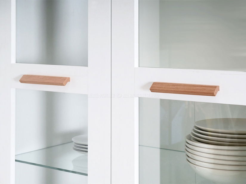 Obývacia stena Bajas 04 (biela + dub)