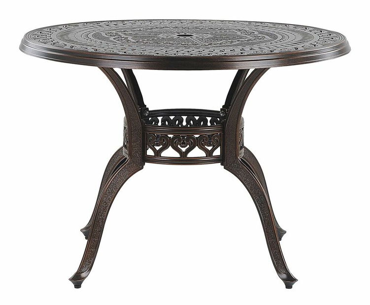 Vrtni stol 102 cm SALIO (MDF) (smeđa) (za 4 osobe)