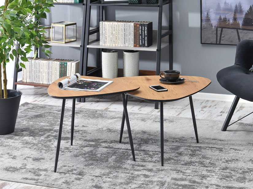 Stolić za kavu Rossi Zest Xl (hrast + crna)