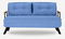 Kanapé futon Sandy (kék)