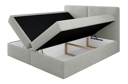 Bračni krevet 180 cm Ombligo (bež)