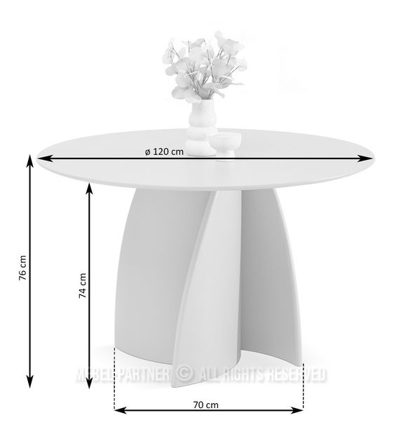 Masă sufragerie Gustado (stejar) (pentru 4 persoane)