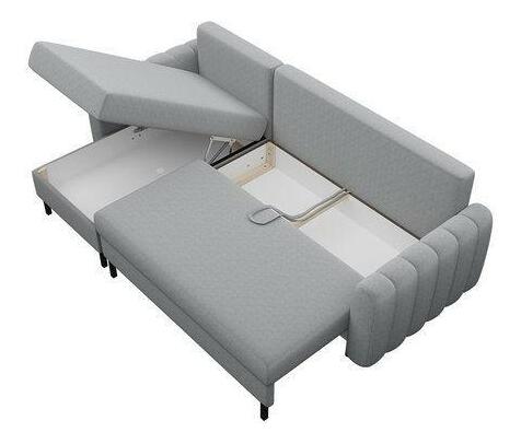 Sarokkanapé két tárolóhellyel Aliance (bézs)