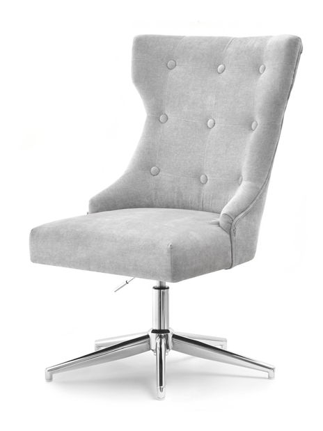 Kreslo Elza (sivá + chrómová)