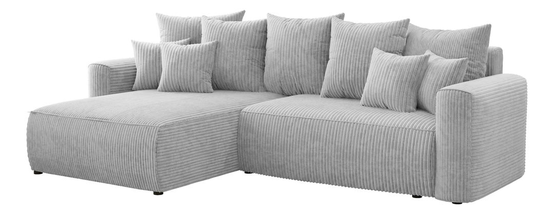 Rohová sedačka Baria (L) (svetlosivá)