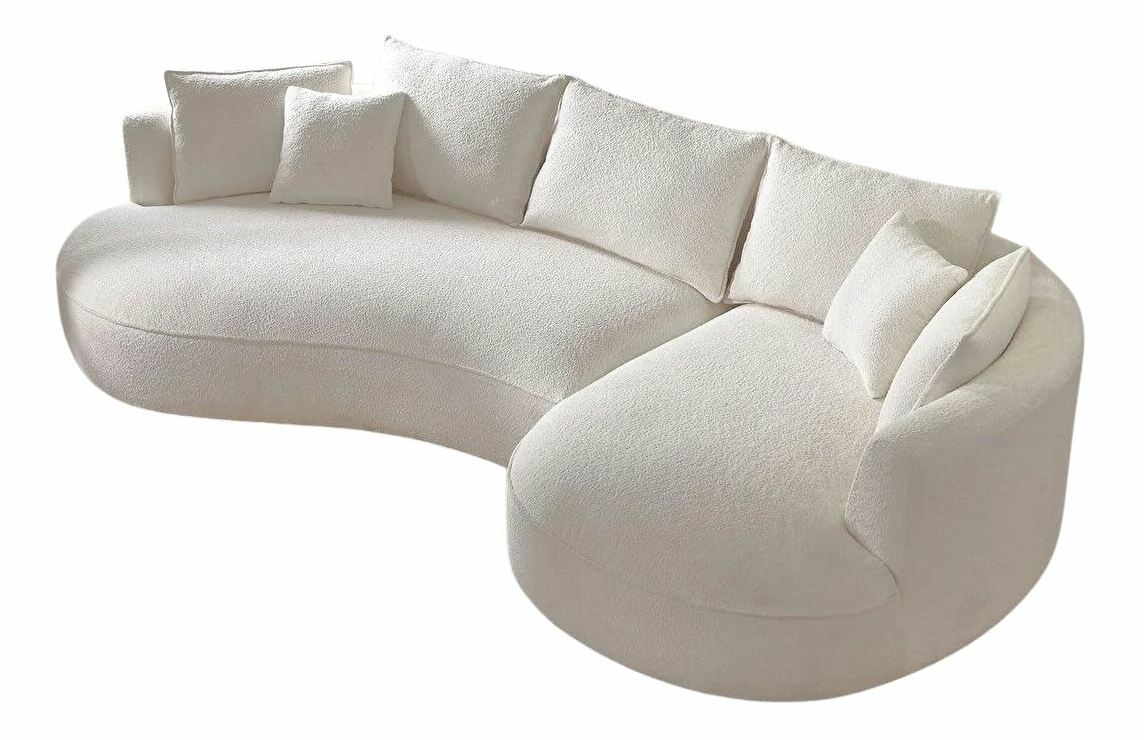 Rohová sedačka Vendy (biela) (P)