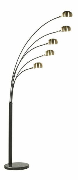 Podna svjetiljka Favi (crna)