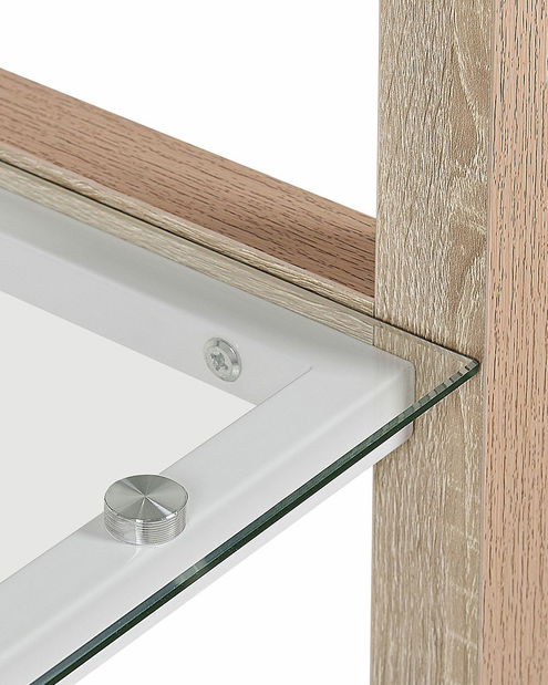 Raft JANAS (lemn deschis + alb)