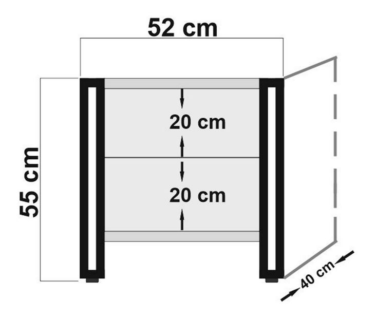 Éjjeliszekrény Cosmopolitan 1