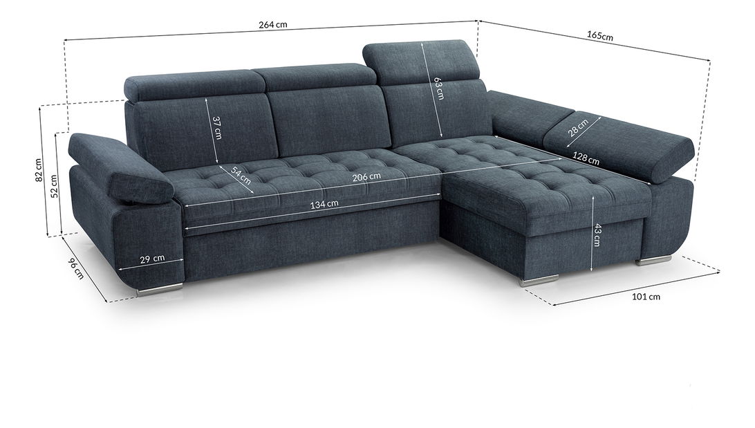 Colțar Belona (cappuccino) (S)