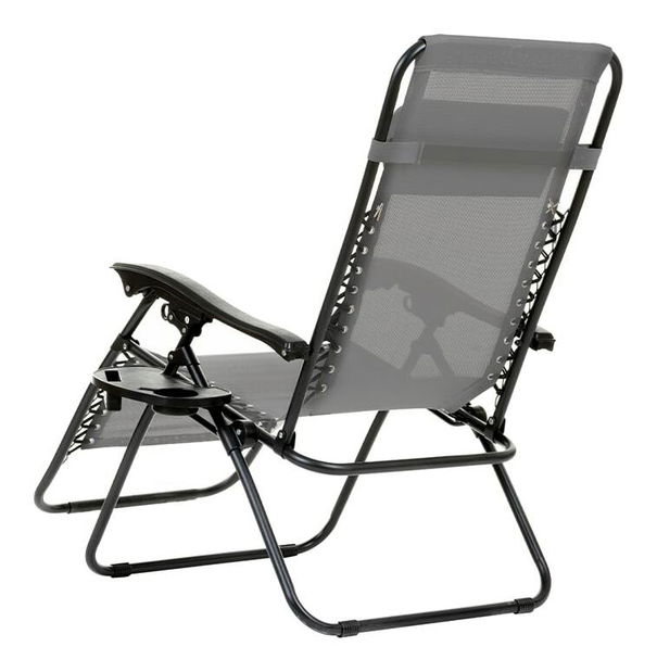 Zahradné lehátko Dimorfit (sivá) *bazár