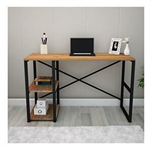 PC asztal Nevipe 3 (atlanti fenyő + fekete) 