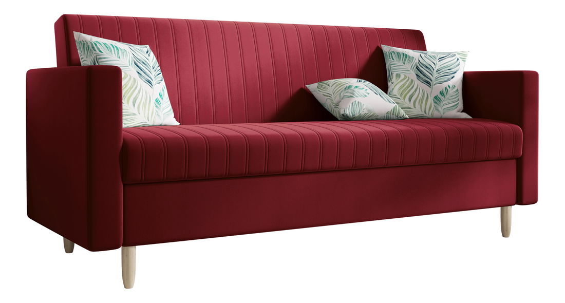 Pohovka trojsedačka Meadow (malinová)