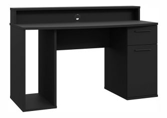 PC stolík s Ayo (s RGB LED osvetlením) (čierny mat) *výpredaj