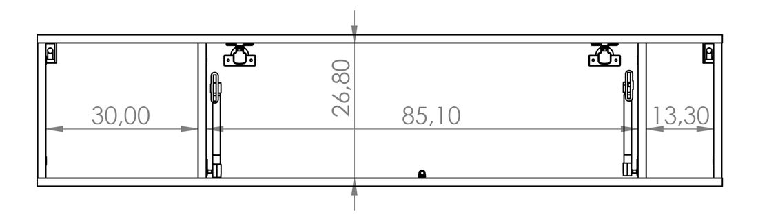 Raft suspendat Quebec POL (Negru mat)