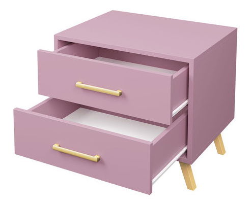 Noptieră Lenona II (verde + auriu)