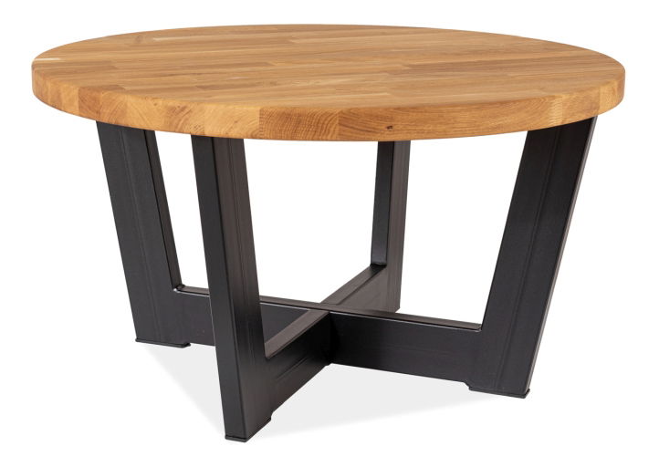 Stolić za kavu Cathern (hrast + crna)