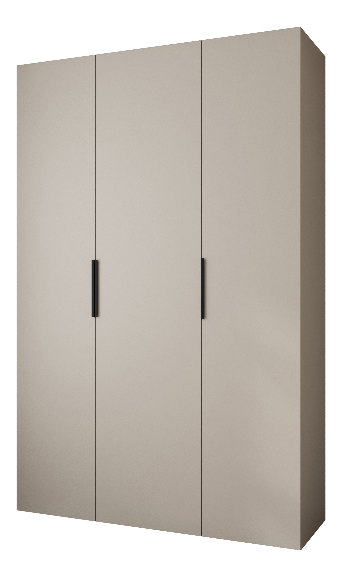 Ormar za garderobu 160 cm Carmela 40-4 (kašmir + crna)