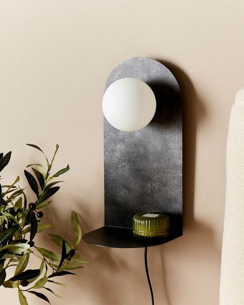 Iluminat de perete Mapza (grafit)