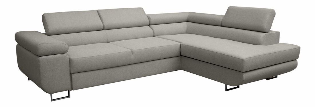 Rohová sedačka Moshe (svetlosivá Megan 363) (P)