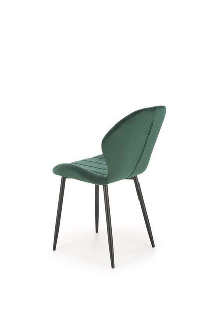 Scaun de sufragerie Kuzmiento (verde închis)