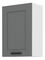Felső konyhaszekrény Lucid 50 G 72 1F (dustgrey + fehér)