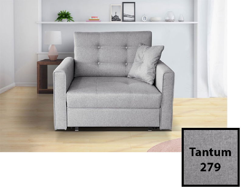 Kreslo Clivia Lux I (sivá) *bazár