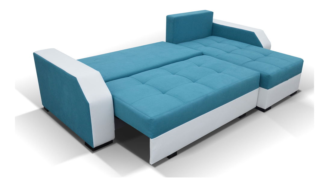 Rohová sedačka Aresea (béžová + hnedá) (P)