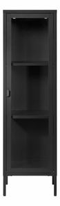 Vitrină îngustă Brisbane Bisalia 7 (negru)