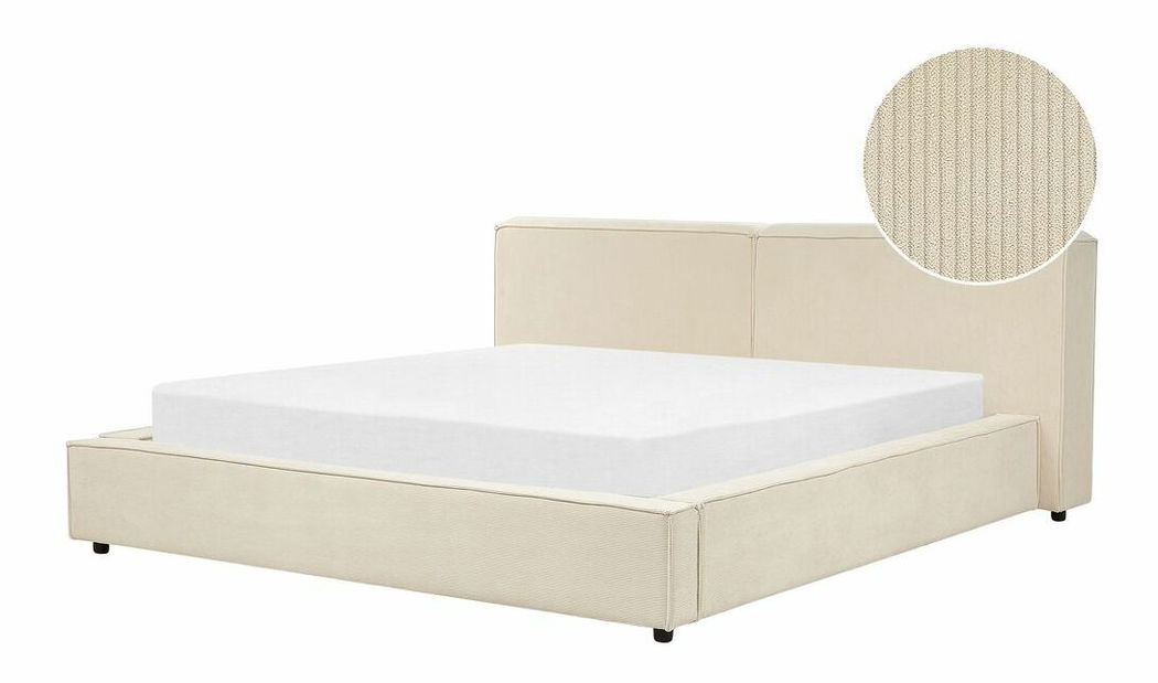 Pat matrimonial 180 cm Linza (bej)