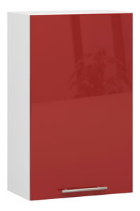 Felső konyhaszekrény Ozara W50 H720 (fehér + fényes piros)