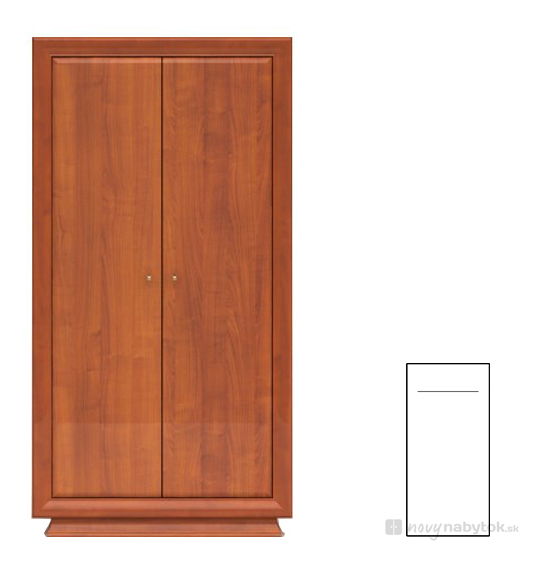 Šatníková skriňa BRW LARGO CLASSIC SZF2D/20/10