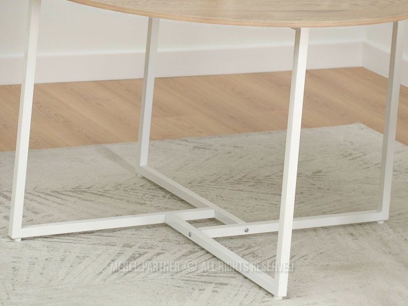 Masă sufragerie Berlineses (alb) (pentru 4 persoane)